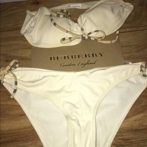 BURBERRY Bathing/Swimsuit Bikini 👙 S Color Cream